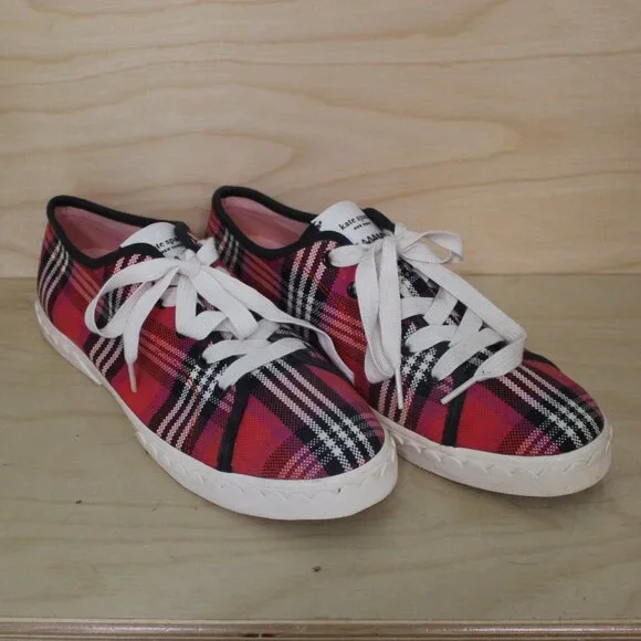 Kate Spade New York Vale Plaid Sneakers - Picture 1 of 12